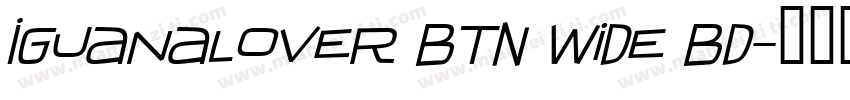 IguanaLover BTN Wide Bd字体转换